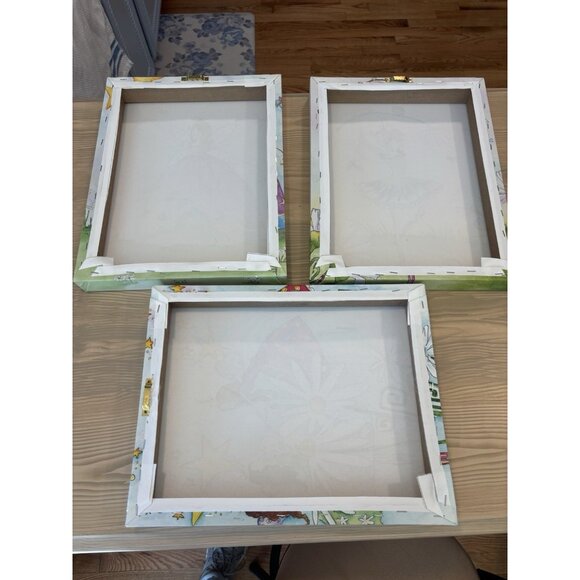 Bright Princess Twinkle Fairy Flower Girls Room Canvas Wall Art Pristine Signed - Picture 6 of 11